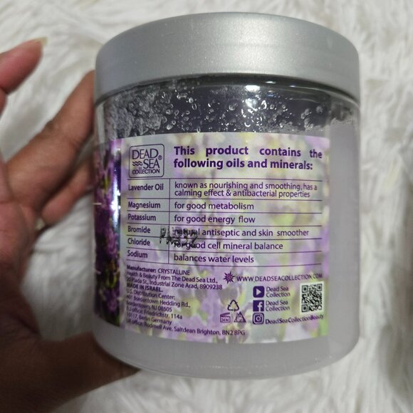 Dead Sea Collection Lavender Mineral Salt Scrub bundle - Picture 10 of 10
